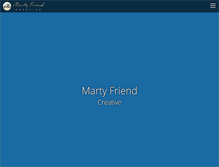 Tablet Screenshot of martyfriend.com